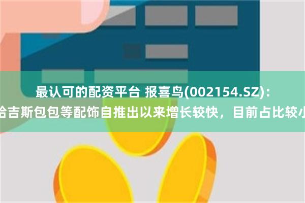 最认可的配资平台 报喜鸟(002154.SZ)：哈吉斯包包等配饰自推出以来增长较快，目前占比较小