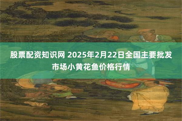 股票配资知识网 2025年2月22日全国主要批发市场小黄花鱼价格行情